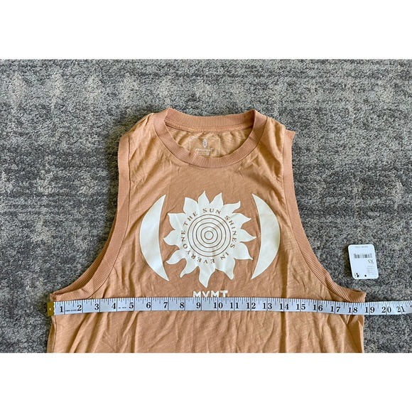 FP Movement Womens XS Tank Orange Crop Sunshine Activewear Lightweight NWT N4 - Picture 7 of 9